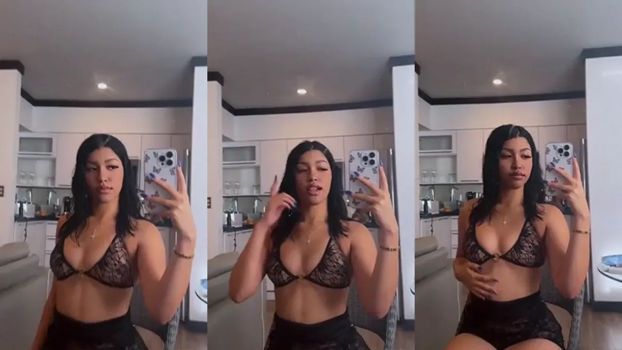 Starniye Poses Her Body In Lingerie