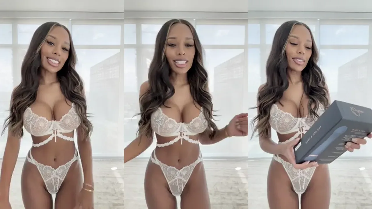 Aubree Rene Shows New Toy In Sexy Lingerie