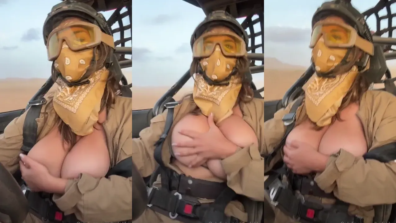 Bufalikas - Desert Car Ride Boob Tease