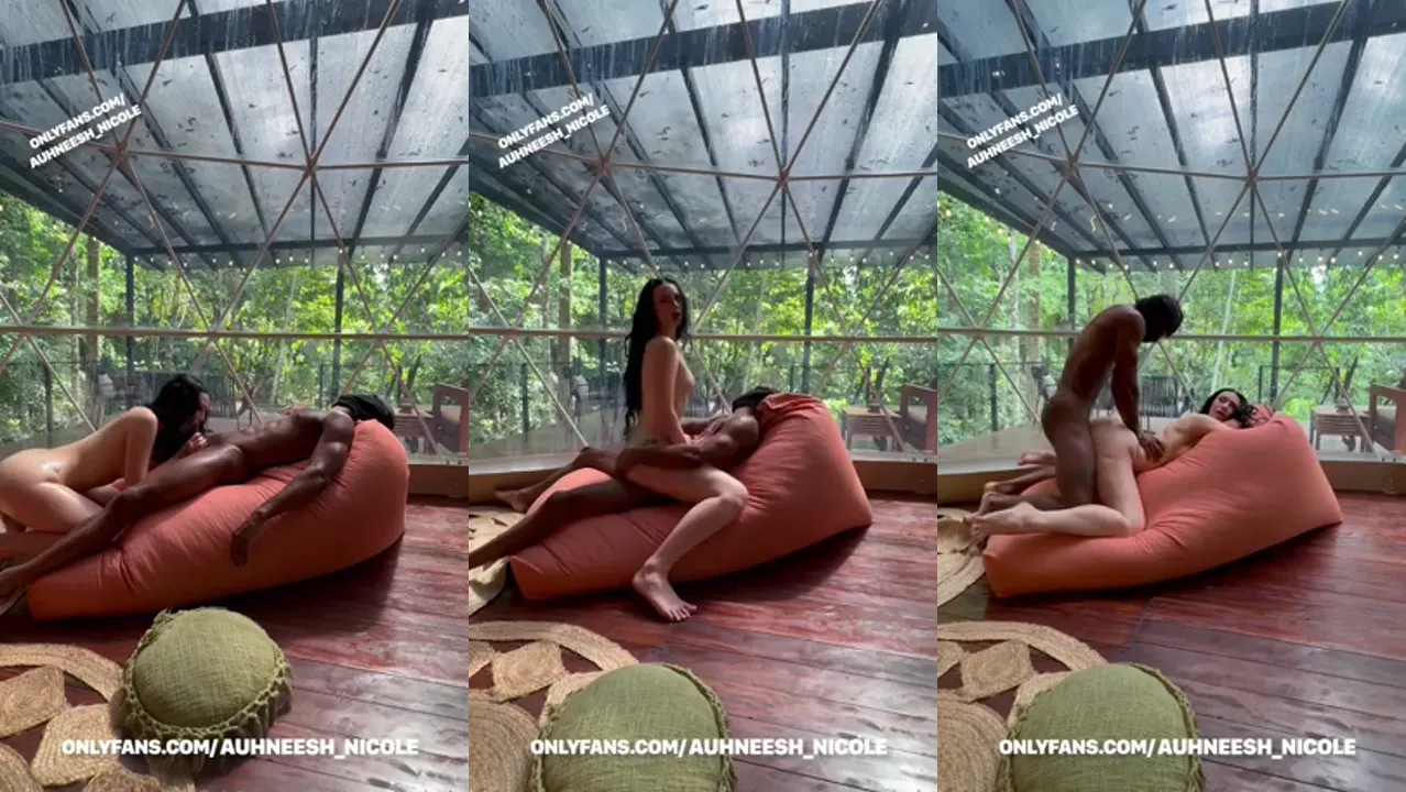 BBC Plows Auhneesh Nicole On The Beanbag