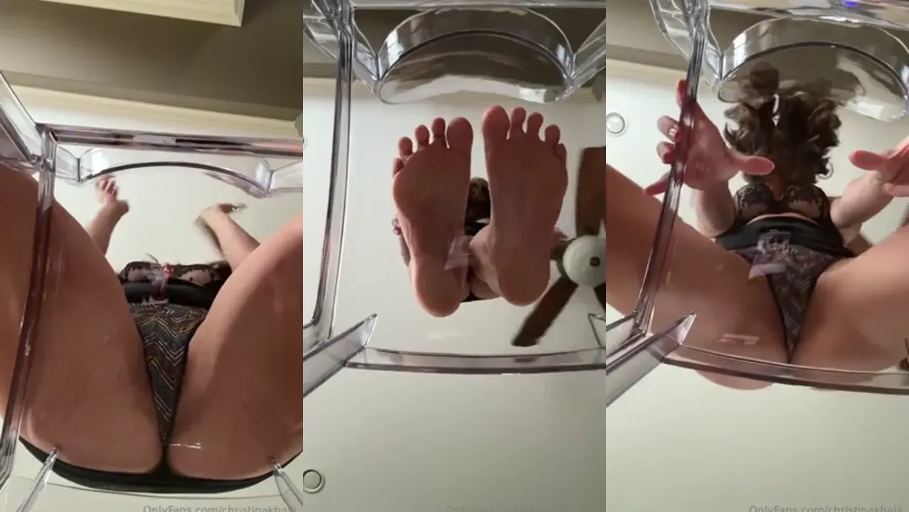 Christina Khalil See Through Lingerie Tease