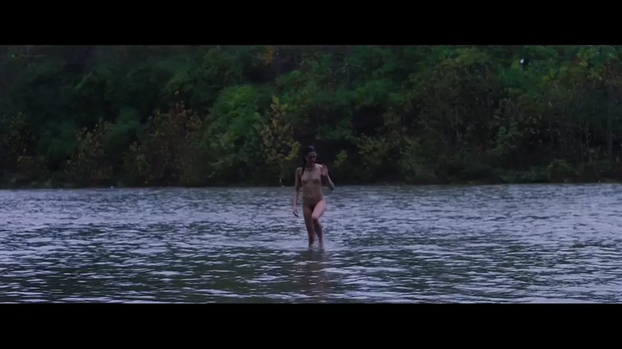 Margaret Qualley Bathes In the River Naked