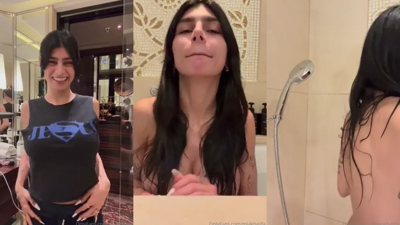 Mia Khalifa Seduces In Her Nighttime Routine