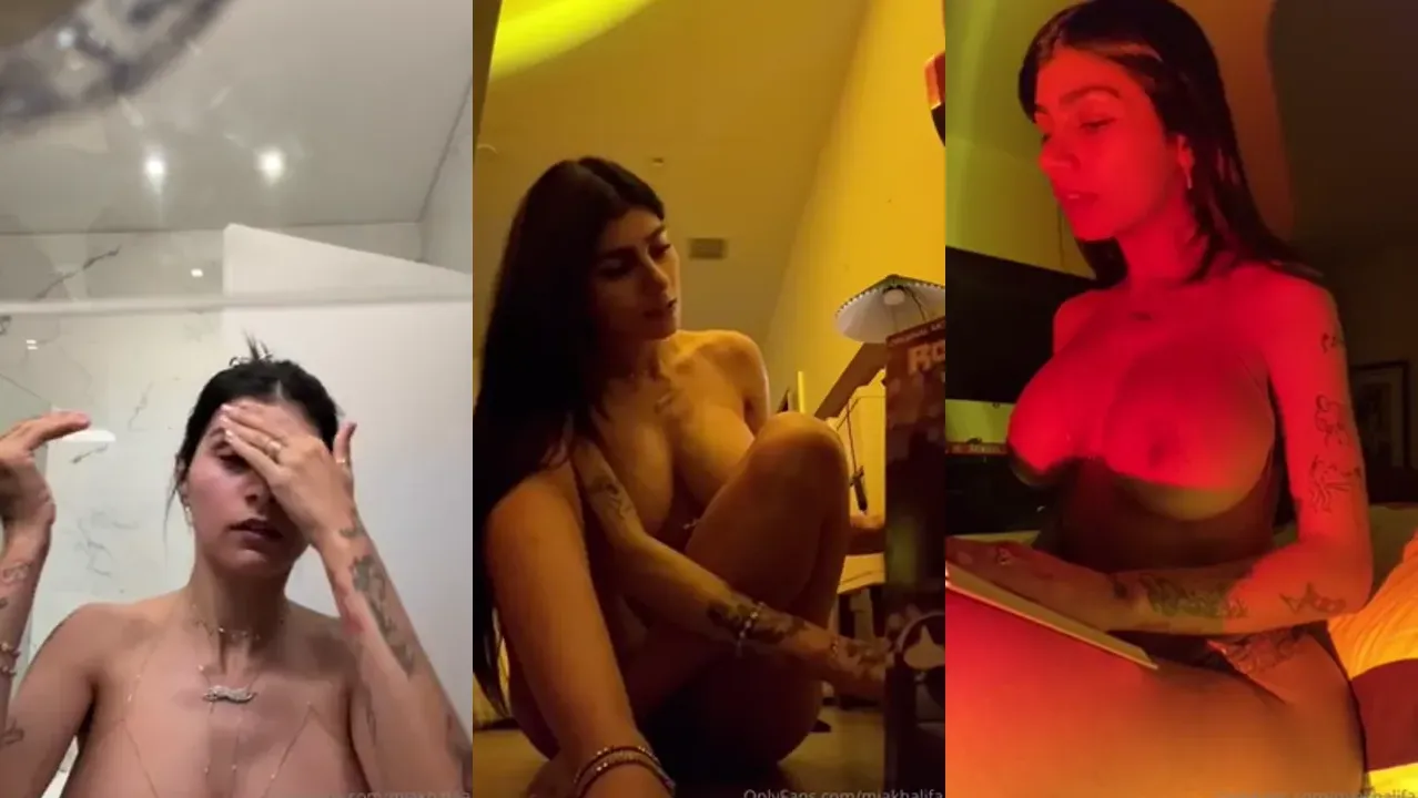 Big Tits Mia Khalifa Reads A Book Naked