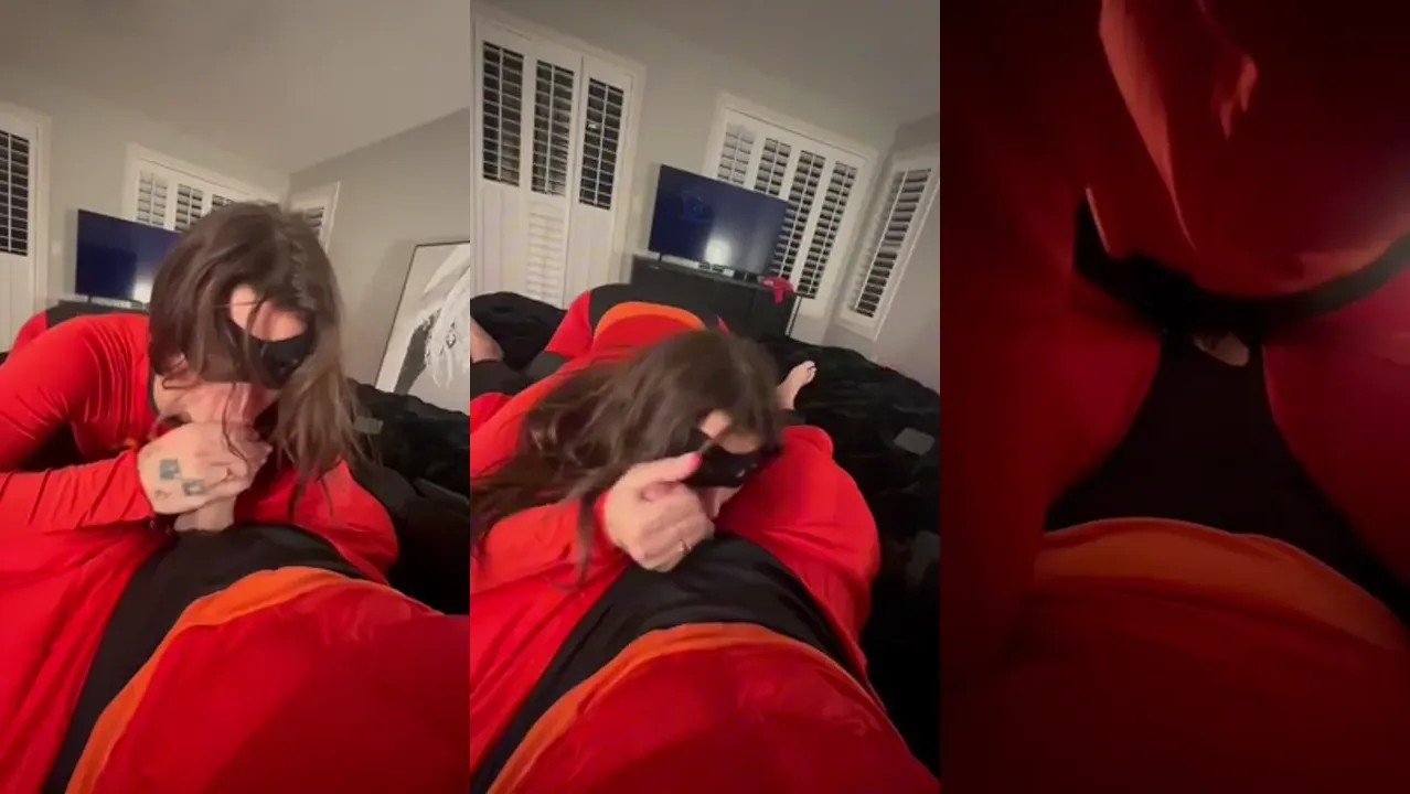 Ari Kytsya's Elasti Girl Bangs Mr. Incredible