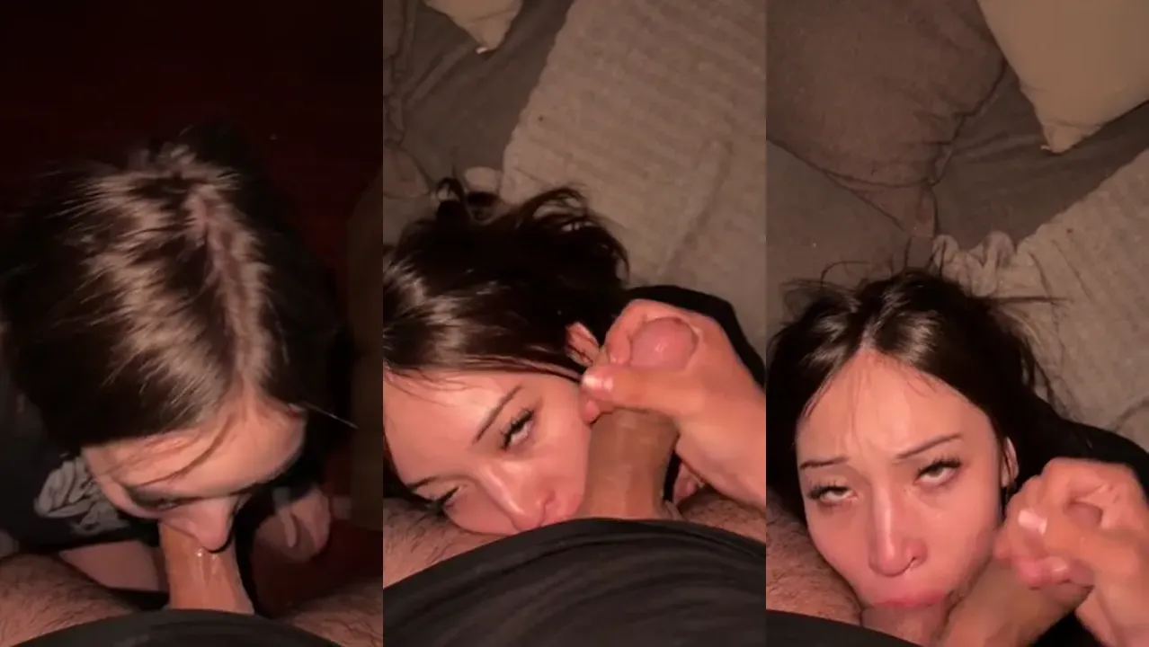 MewSlut Gives A Blowjob During Movie Night