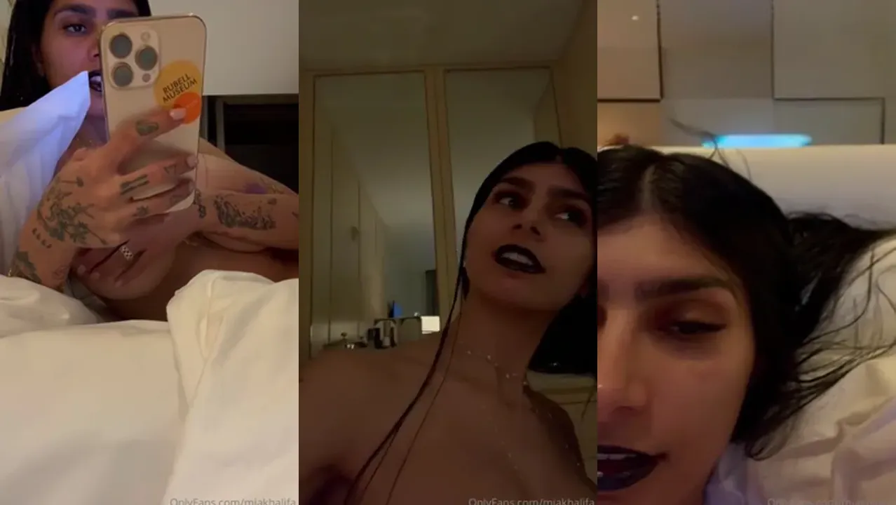 Naked Mia Khalifa Chatting In Livestream