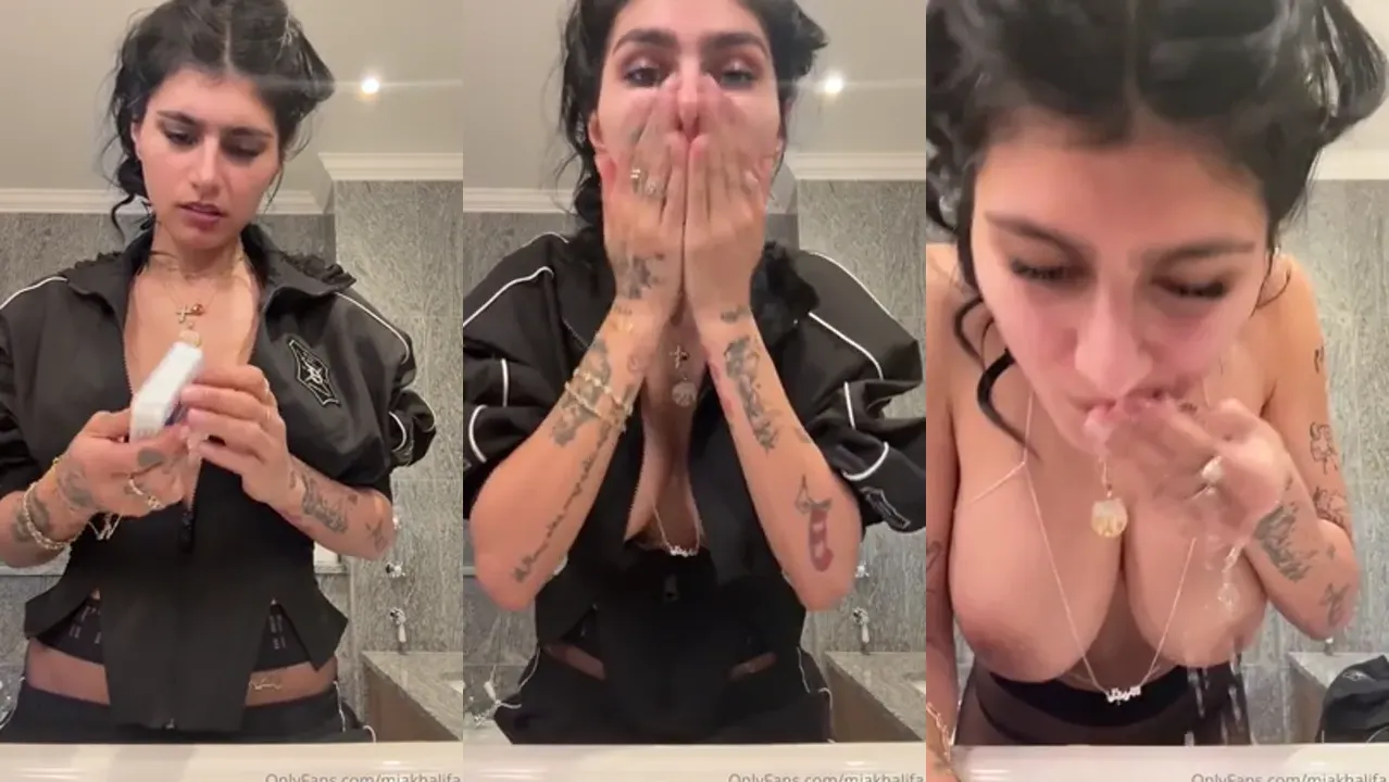 Mia Khalifa’s Intimate Night Routine