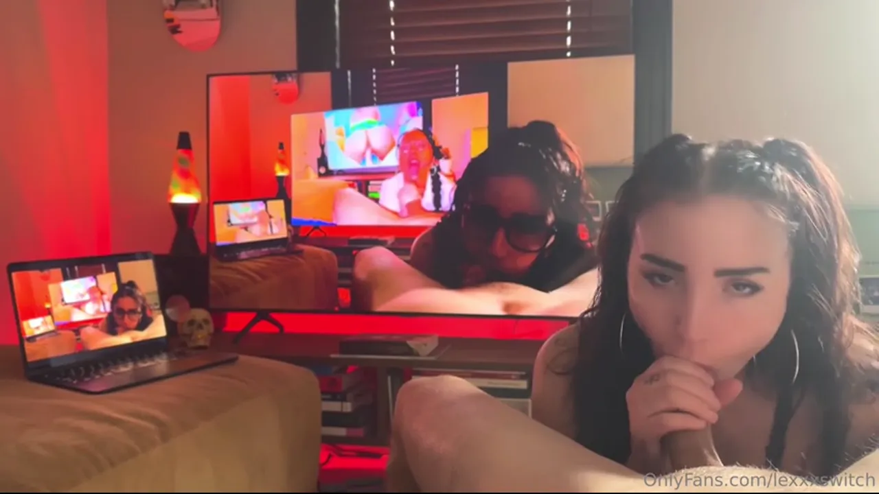 Lexxxswitch Blows BF's Dick Until It Cums